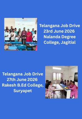 Telangana Job Drive 2026 June